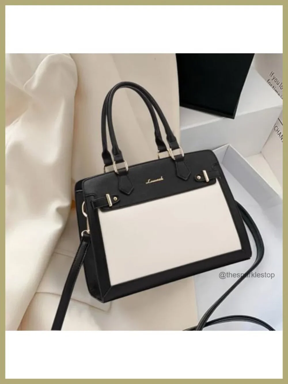 PU Leather Tote Shoulder Bag Satchel Purse Handbag with Adjustable Strap